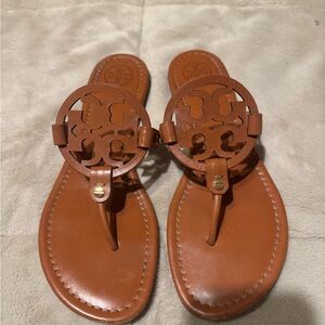 Tory Burch Tan Leather Sandals